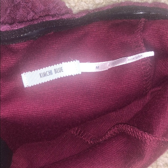 Magenta/Purple tube top with open elastic back - Picture 3 of 3